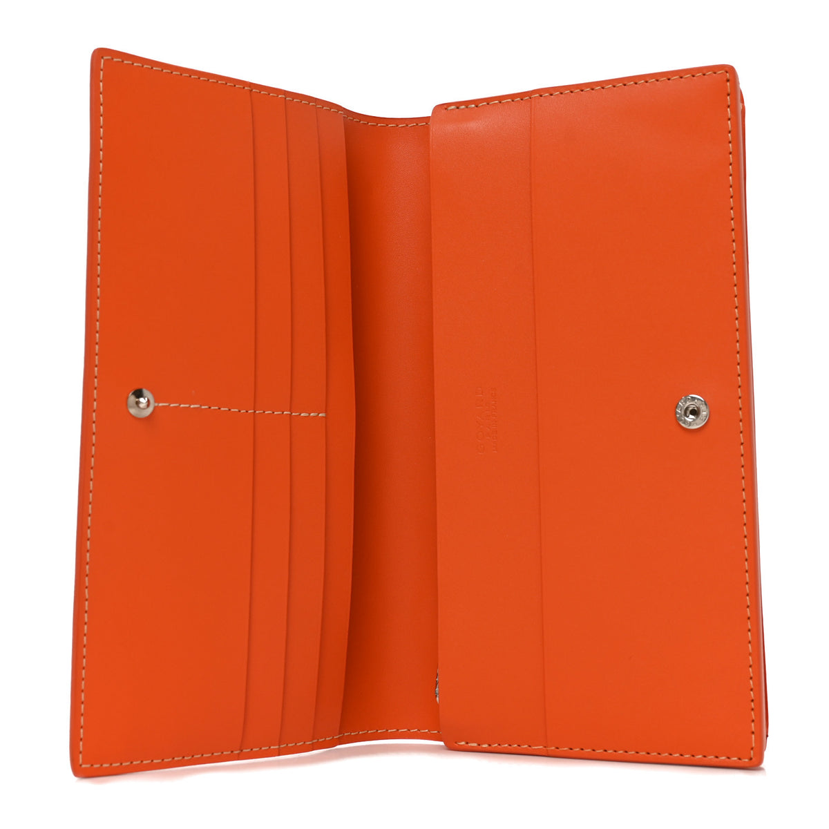 Goyardine Richelieu Wallet Orange
