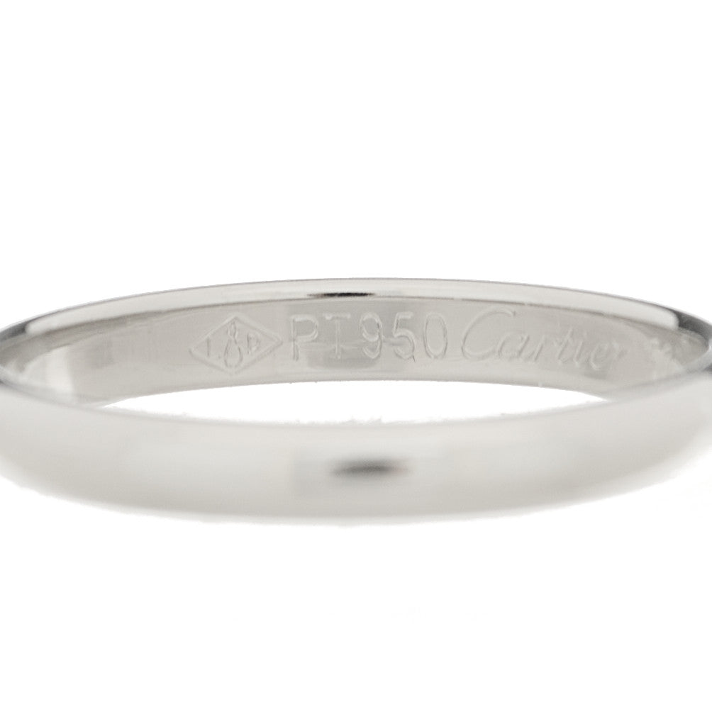 Platinum 2.5mm 1895 Wedding Band Ring 52 6
