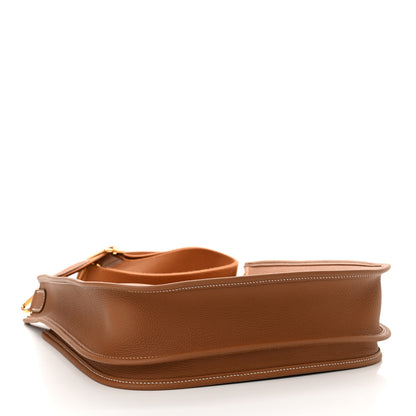 Hermes Taurillon Clemence Evelyne III PM Gold 4 of 11