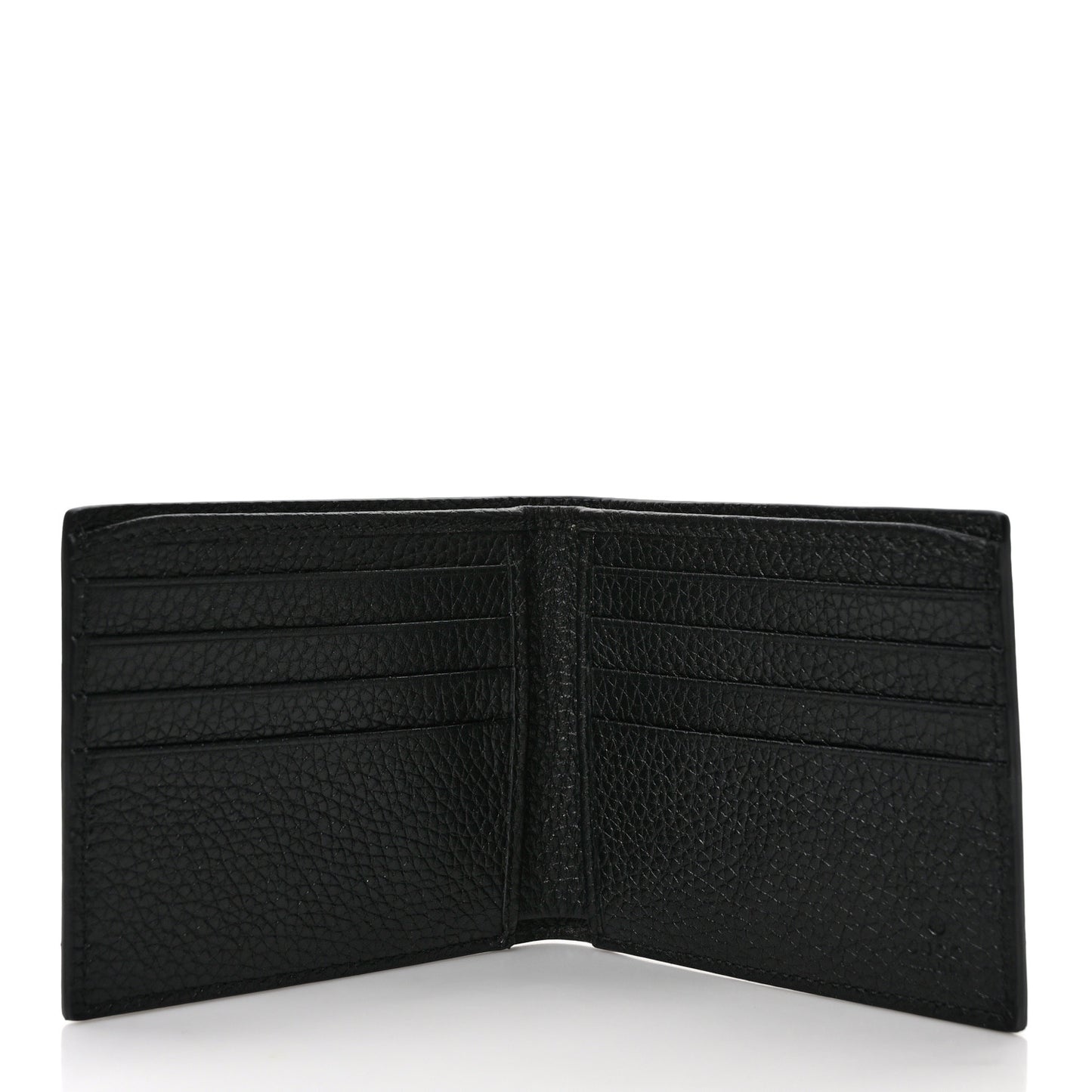 Piuma Calfskin Jumbo GG Embossed Wallet Black
