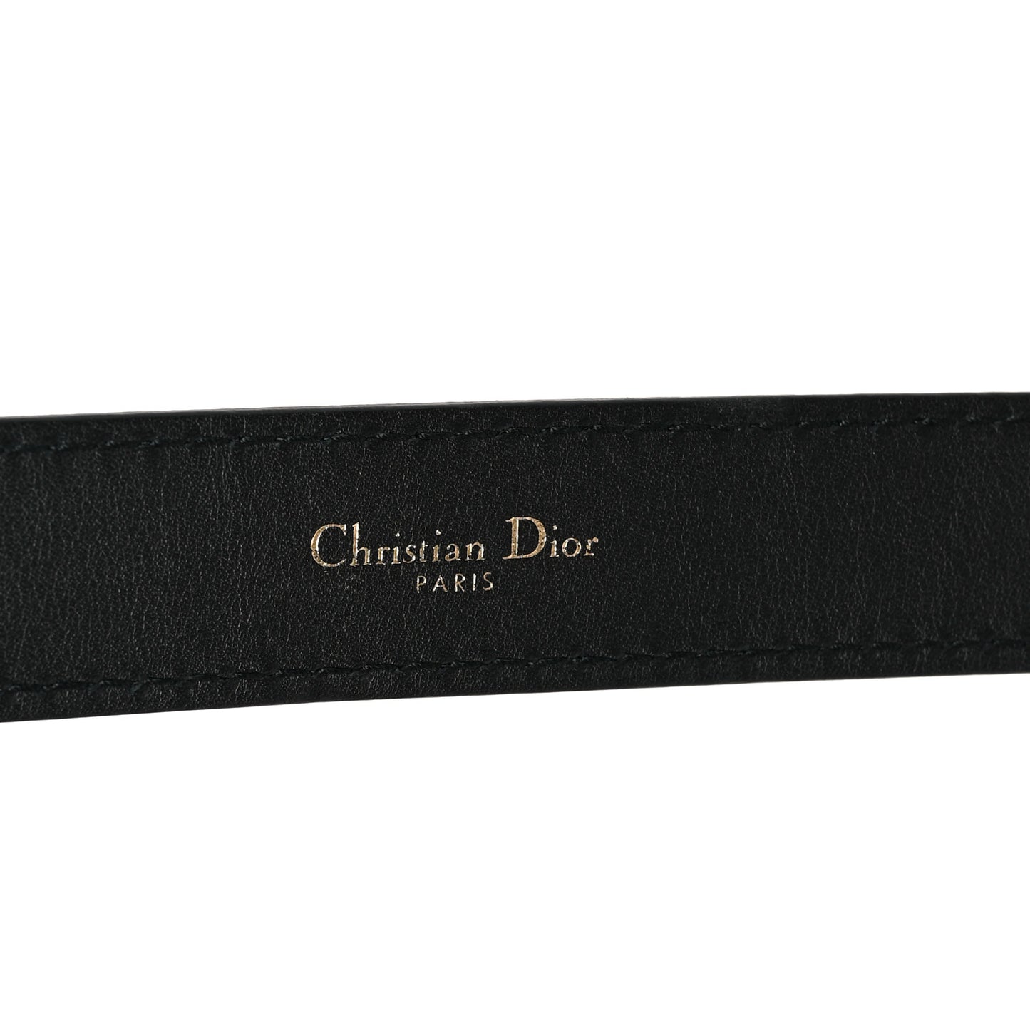 Calfskin D Fence Belt 75 30 Black