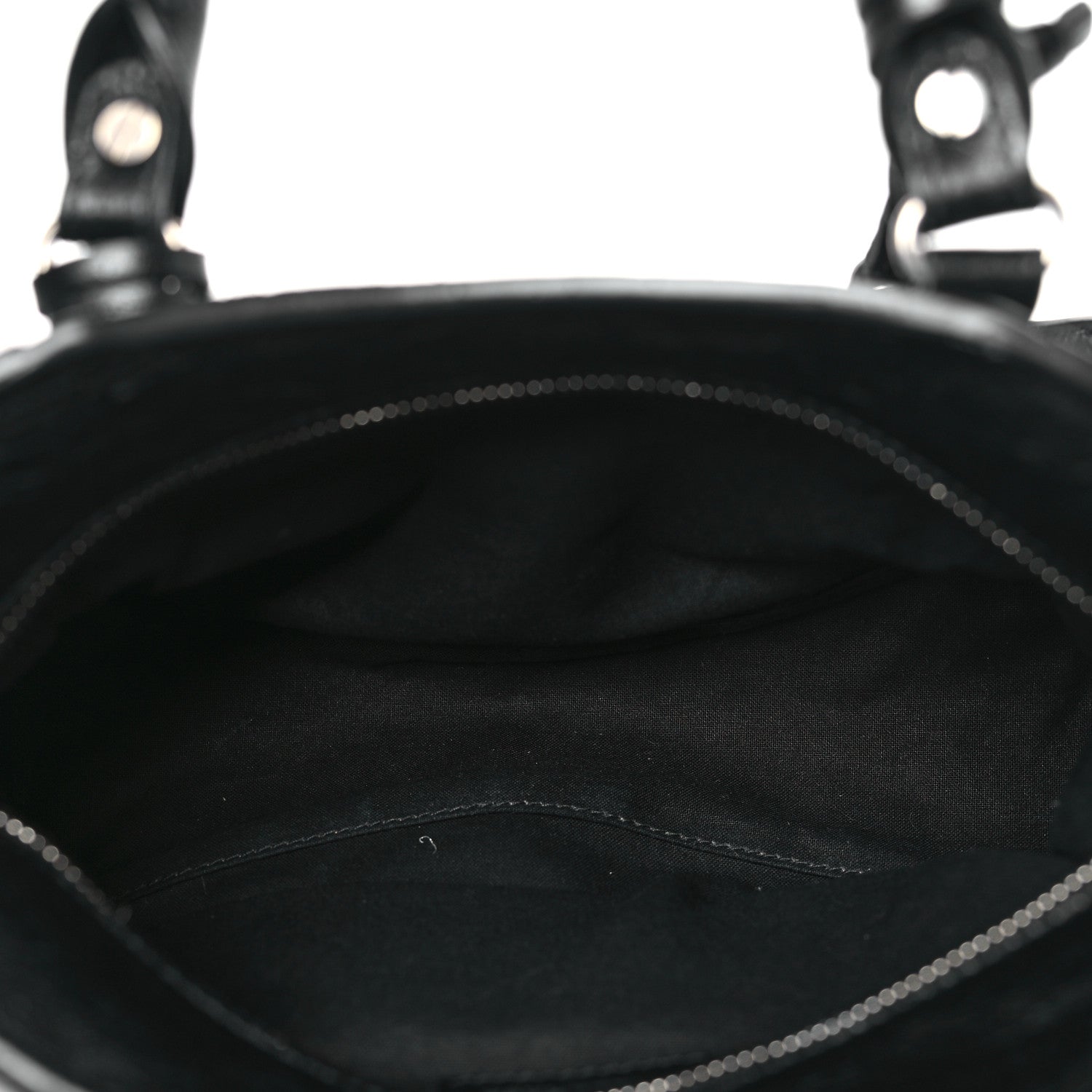 Balenciaga Agneau Arena Crystal Neo Cagole Handbag XS Black 5 of 9