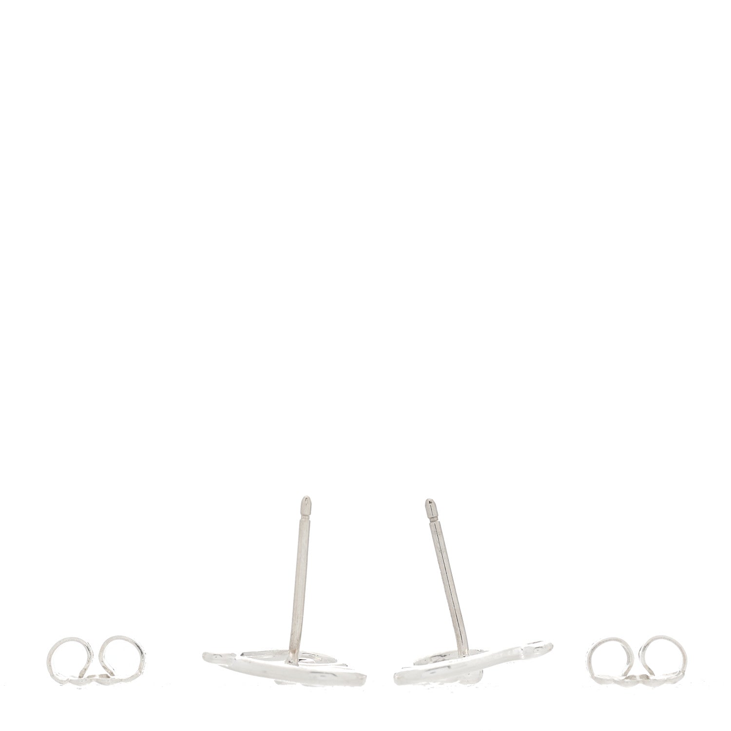 Tiffany Sterling Silver Paloma's Venezia Goldoni Heart Earrings 2 of 3