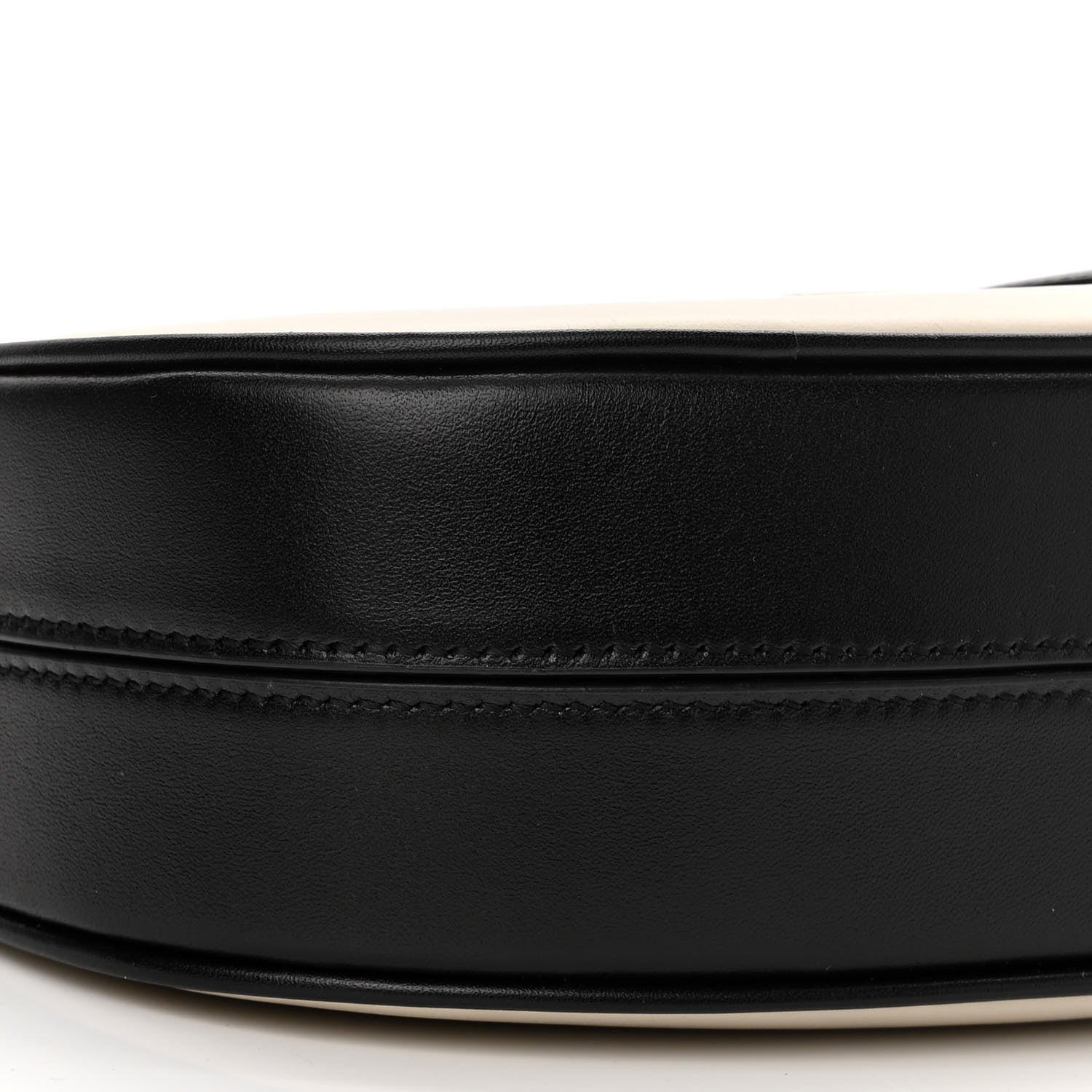 Saint Laurent Shiny Calfskin Le Fermoir Hobo Blanc Vintage Black 8 of 9