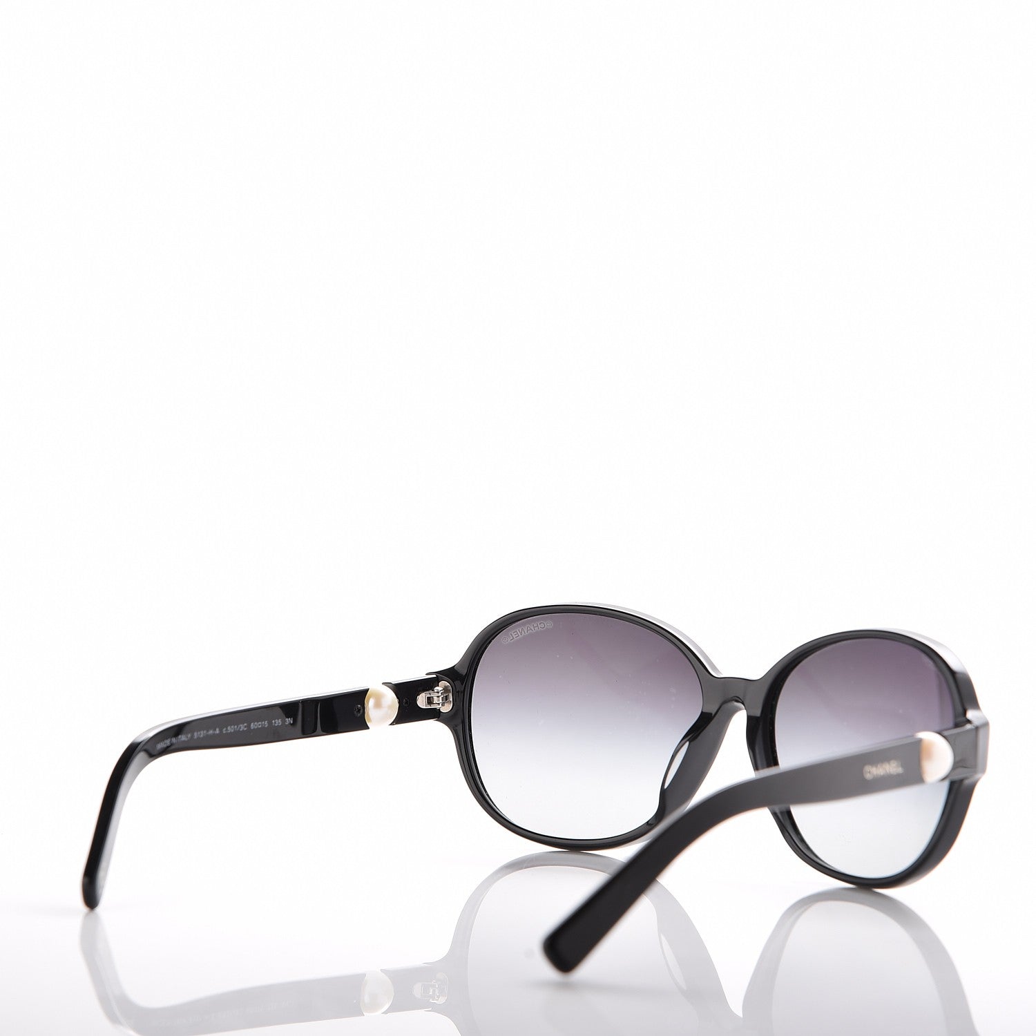 Chanel CC Pearl Sunglasses 5131-H-A Black 4 of 7