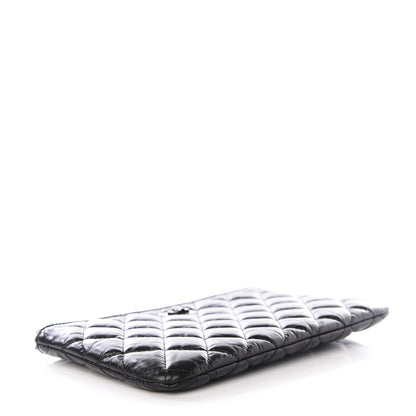 Chanel Aged Calfskin Quilted Medium Reissue Cosmetic Case So Black 3 of 8