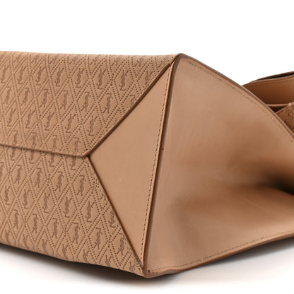 Saint Laurent Calfskin Monogram Deli Paper Bag Vintage Beige 8 of 9