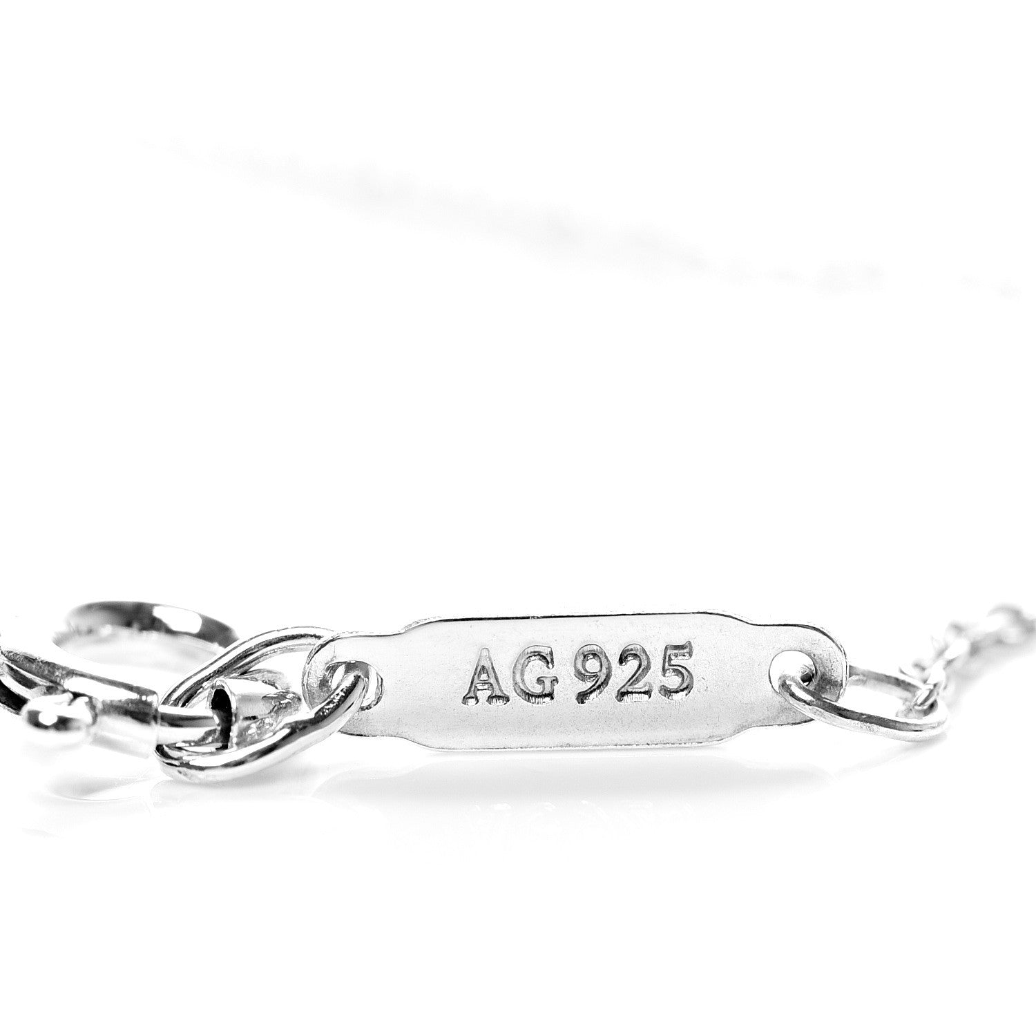 Tiffany Sterling Silver Dog Tag Pendant Necklace 6 of 6