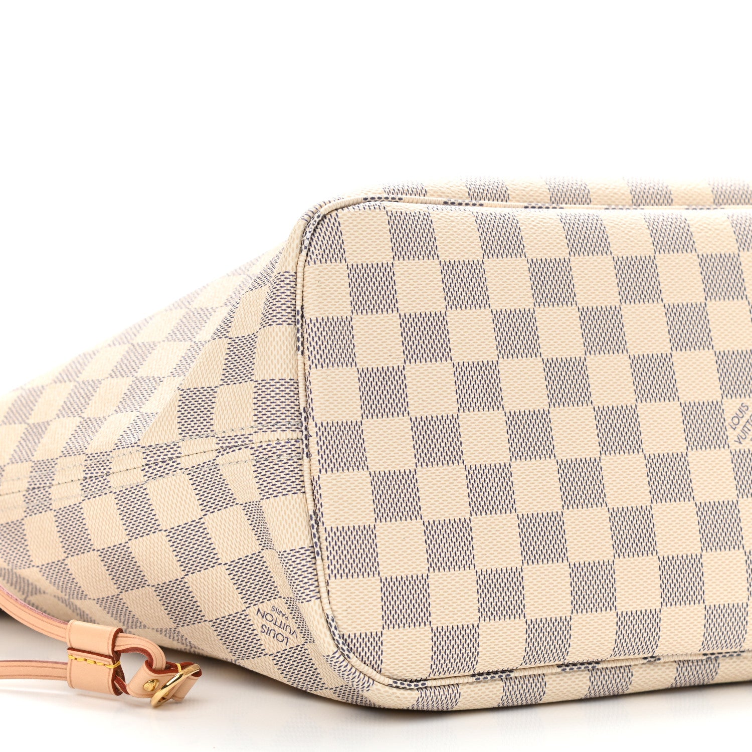 Louis Vuitton Damier Azur Neo Neverfull MM Rose Ballerine 10 of 11
