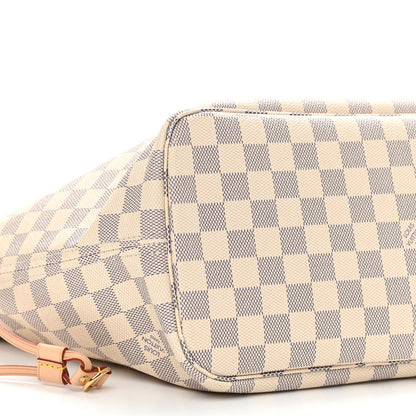 Louis Vuitton Damier Azur Neo Neverfull MM Rose Ballerine 10 of 11