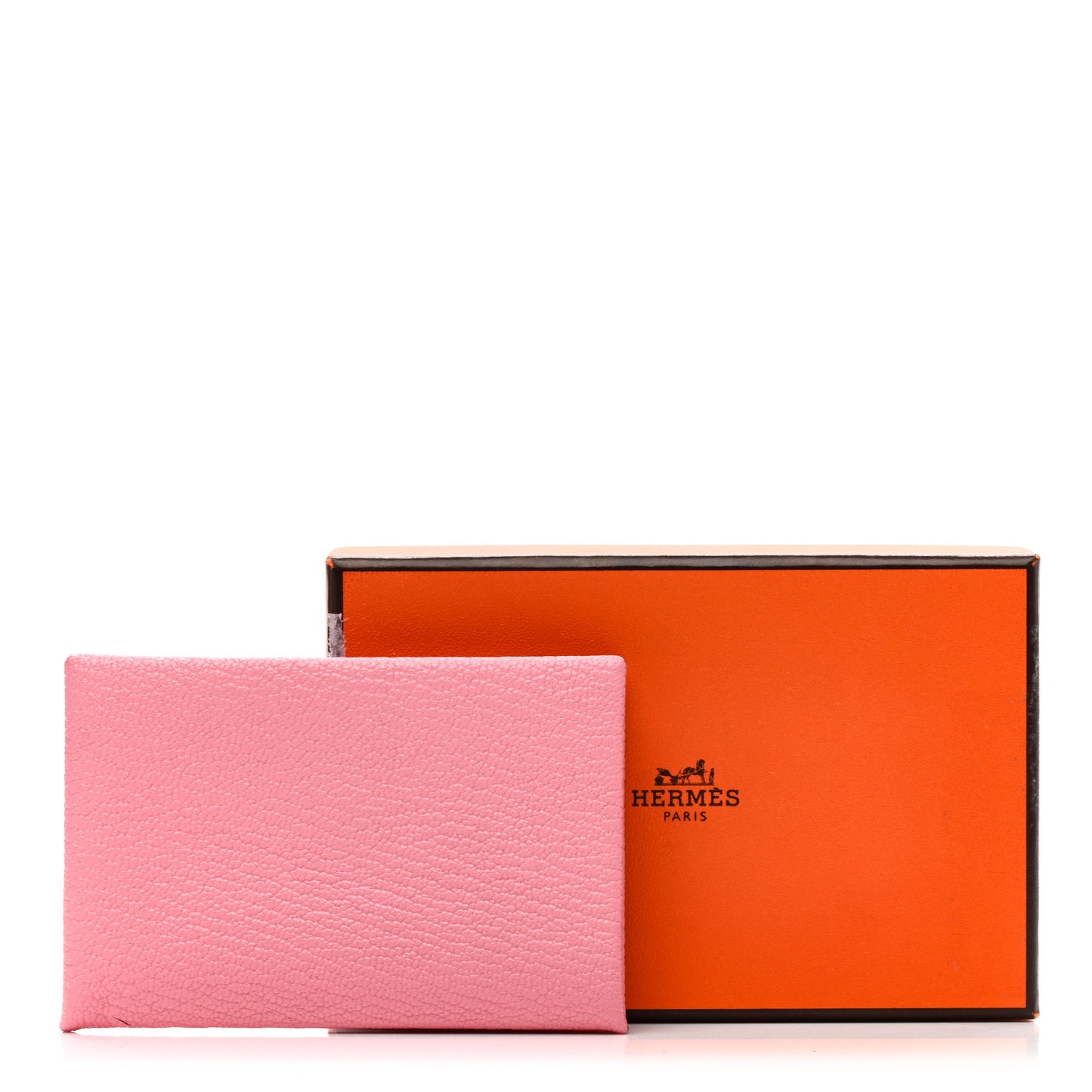 Chevre Chandra Verso Calvi Card Case Rose Confetti Brique