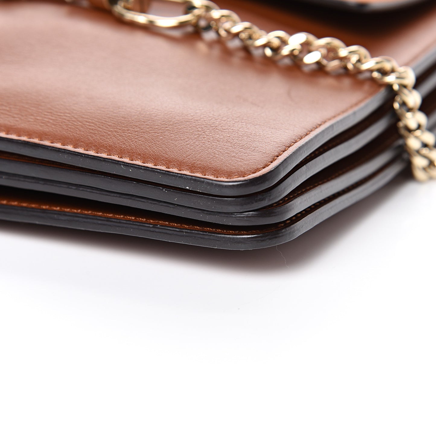Suede Calfskin Medium Faye Shoulder Bag Tobacco