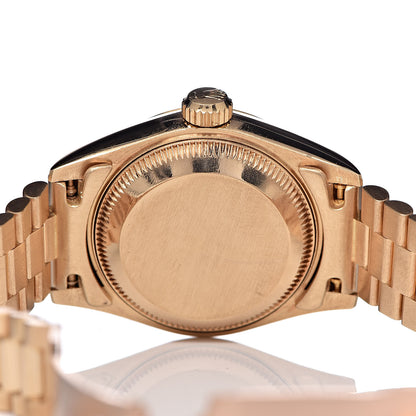 Rolex 18K Yellow Gold Diamond 26mm Datejust President Watch Champagne 69238 6 of 7