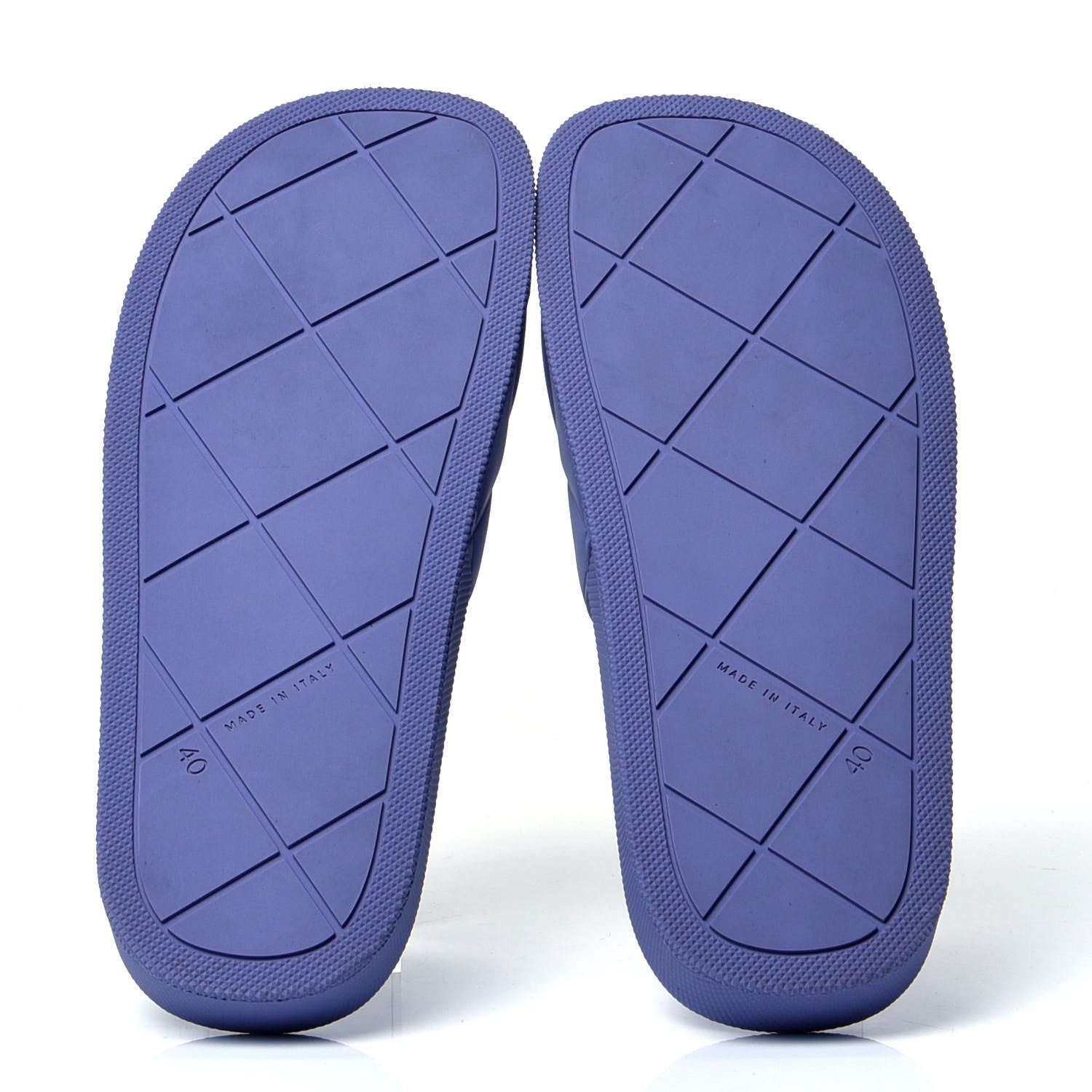 Bottega Veneta Rubber The Slider Sandals 40 Lavender 5 of 6
