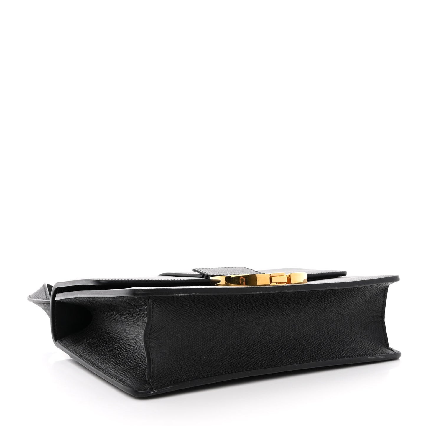 Grained Calfskin 30 Montaigne Flap Bag Black