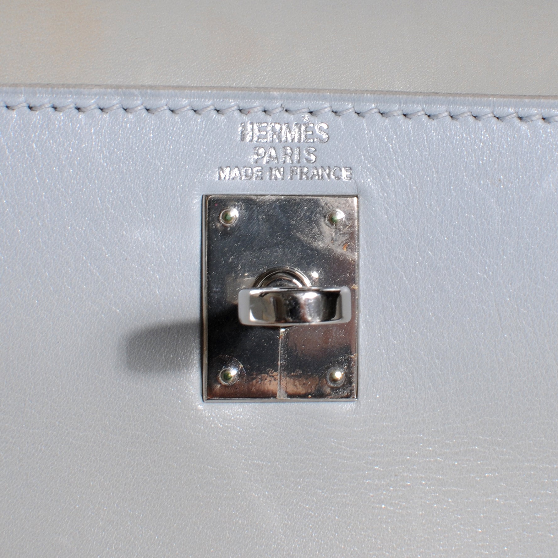 Hermes Box Calfskin Kelly Ado 20 Backpack Gris Pale 7 of 8