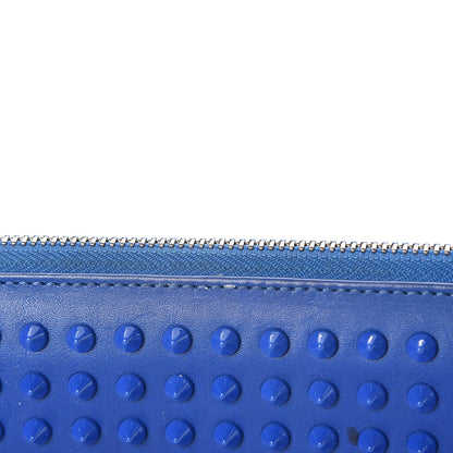 Christian Louboutin Calfskin Spiked IPad Case Blue Saphir 8 of 8
