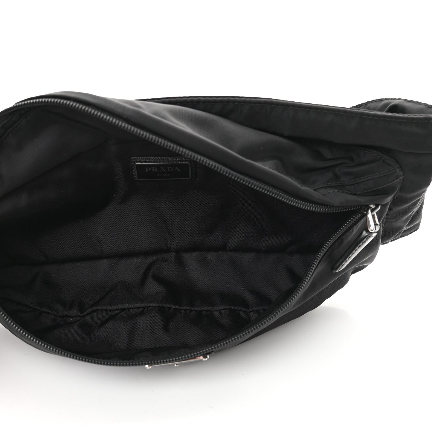 Tessuto Nylon Montagna Belt Bag Black