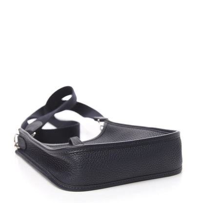 Hermes Taurillon Clemence Evelyne TPM Bleu Nuit 4 of 11