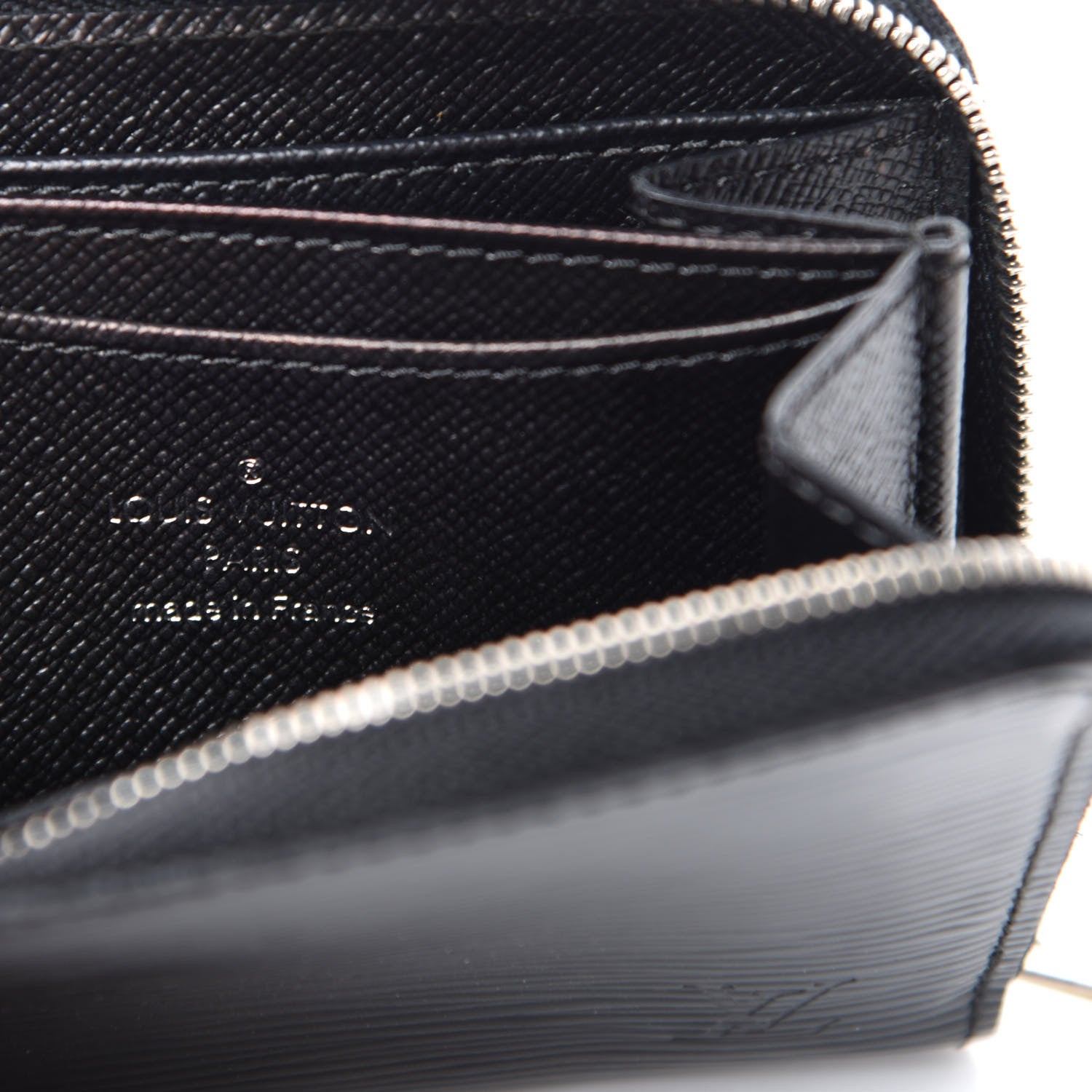 Louis Vuitton Epi Electric Zippy Coin Purse Black 6 of 7