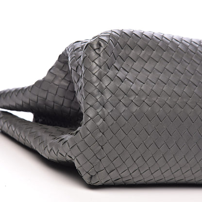 Bottega Veneta Nappa Intrecciato Large Classic Chain Strap Tote Light Grey 12 of 16