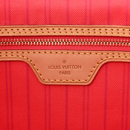 Louis Vuitton Damier Azur Delightful MM Pink 6 of 13