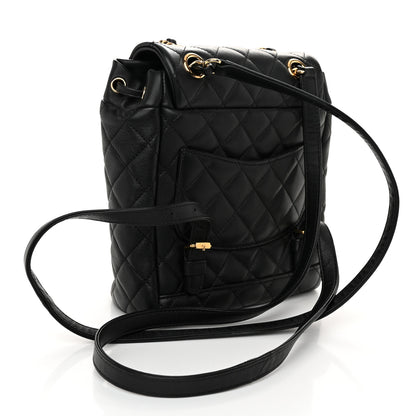 Chanel Calfskin Quilted Mini Urban Spirit Backpack Black 3 of 10