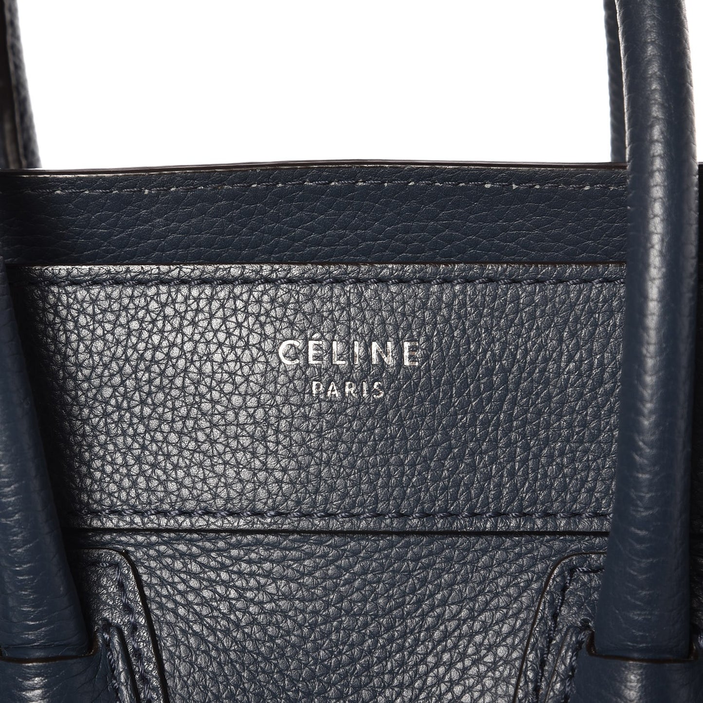 Drummed Calfskin Micro Luggage Orage