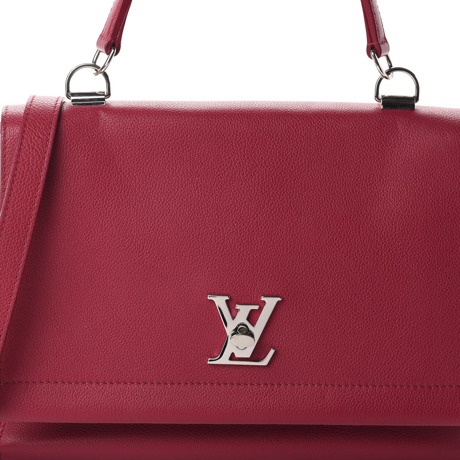 Louis Vuitton Soft Calfskin Lockme II Top Handle Dahlia 11 of 11