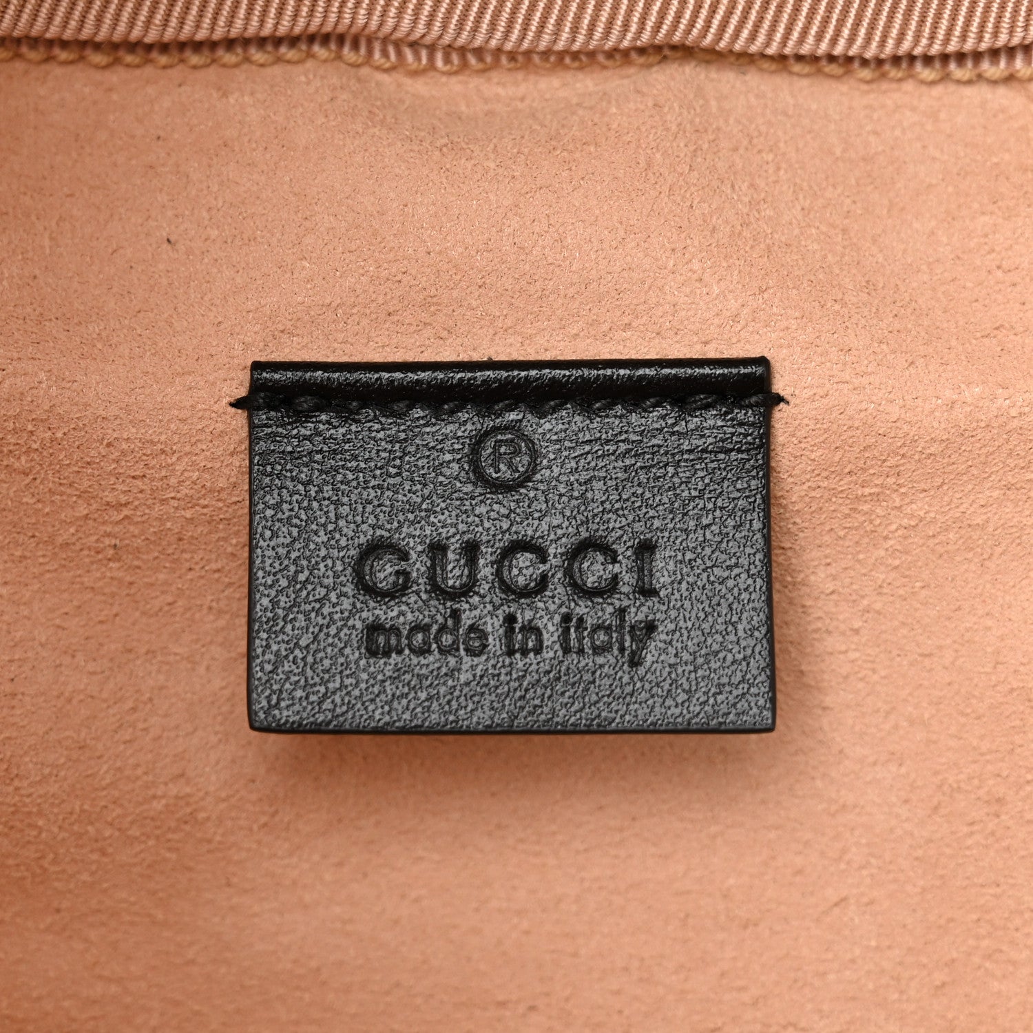 Gucci Calfskin Matelasse Mini GG Marmont Round Backpack Black 6 of 11