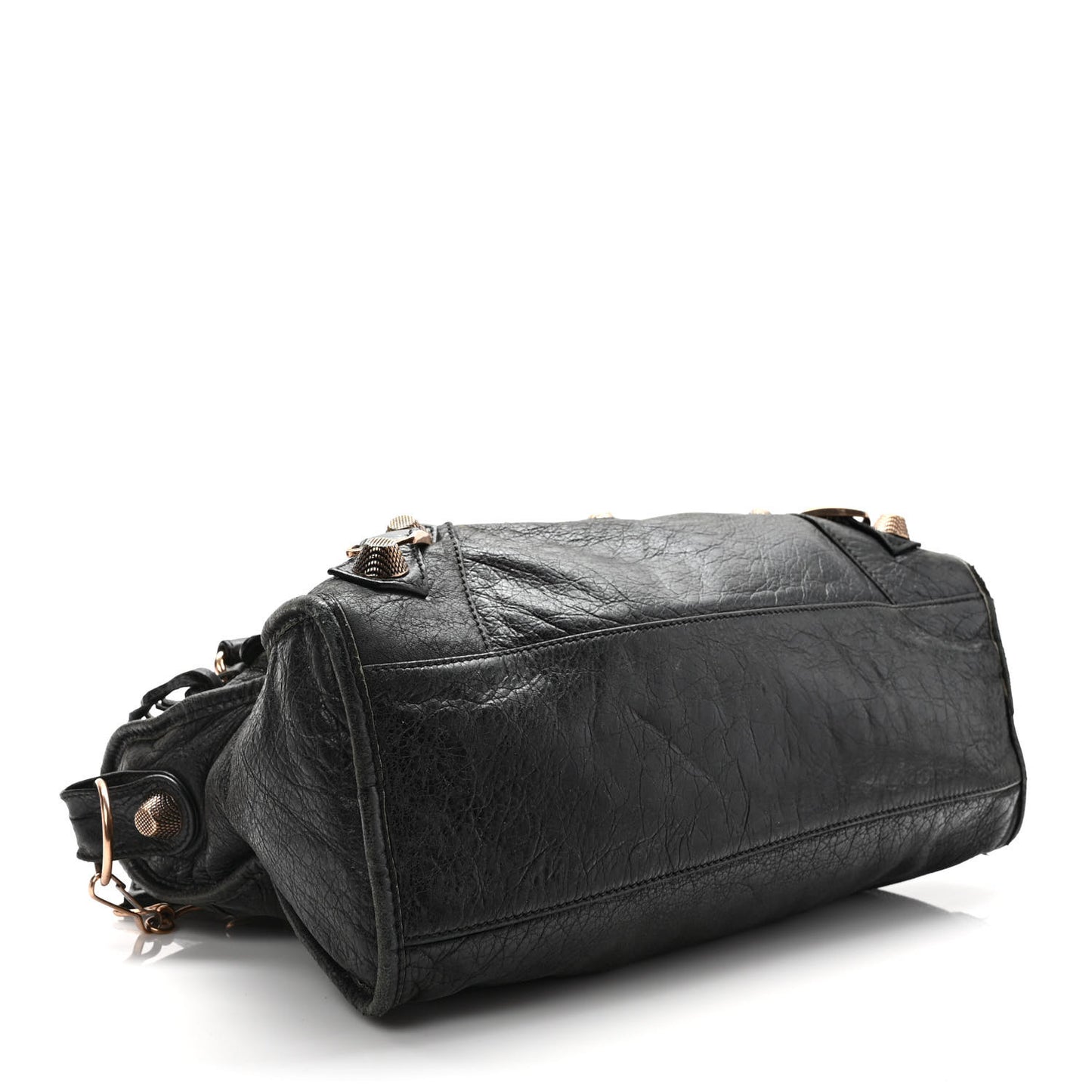 Agneau Giant 21 Rose Gold Hardware City Black