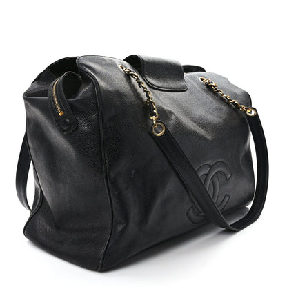 Chanel Caviar XL Weekender Bag Black 3 of 12
