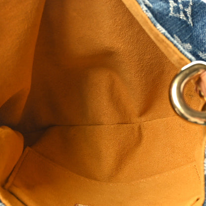 Louis Vuitton Monogram Denim Mini Pleaty Blue 5 of 9