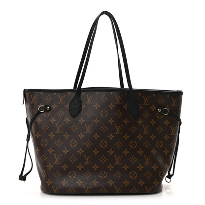 Louis Vuitton Monogram Calfskin Neo Neverfull Inside Out MM Black 1 of 10