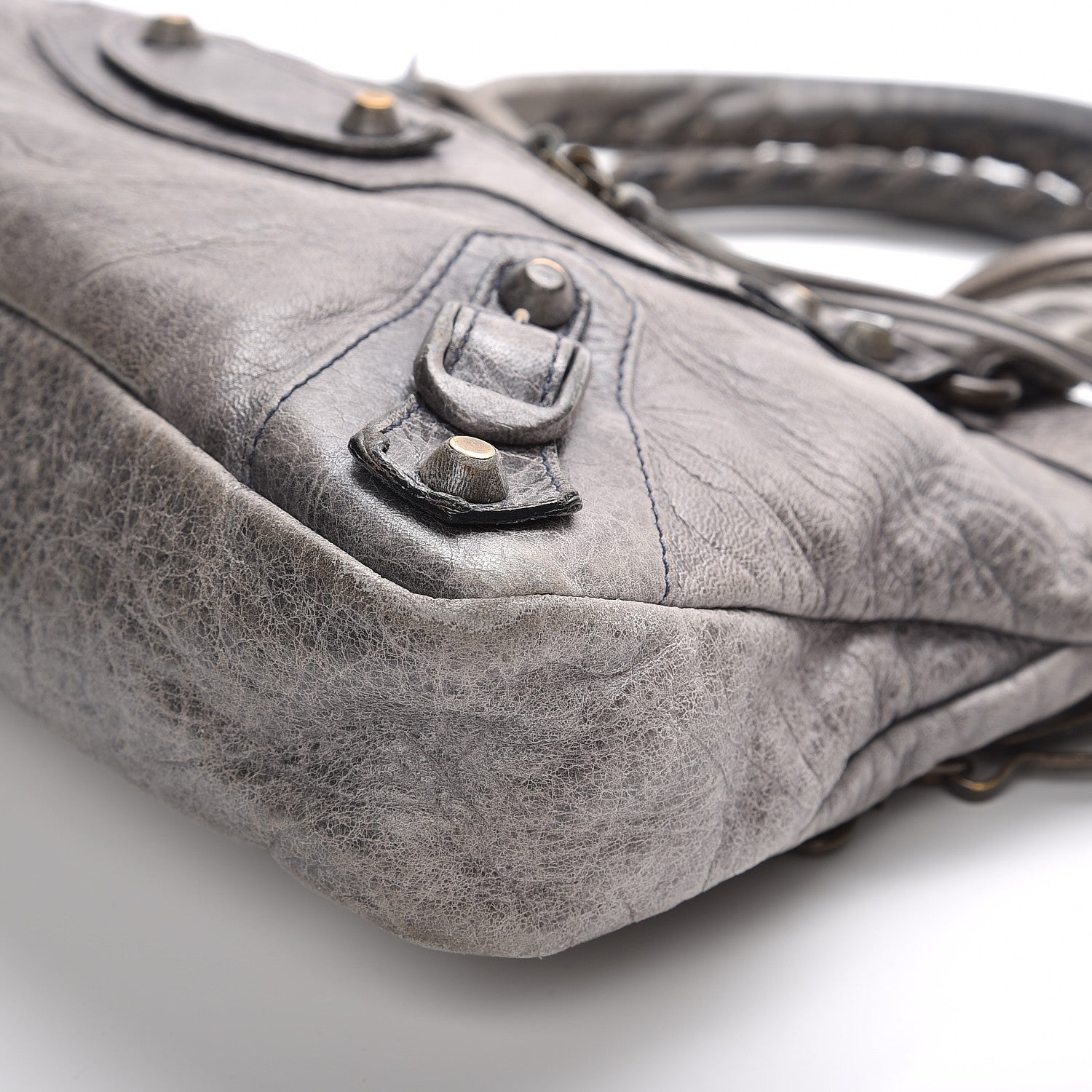 Balenciaga Agneau Rubber Covered Classic Hardware First Anthracite 11 of 14