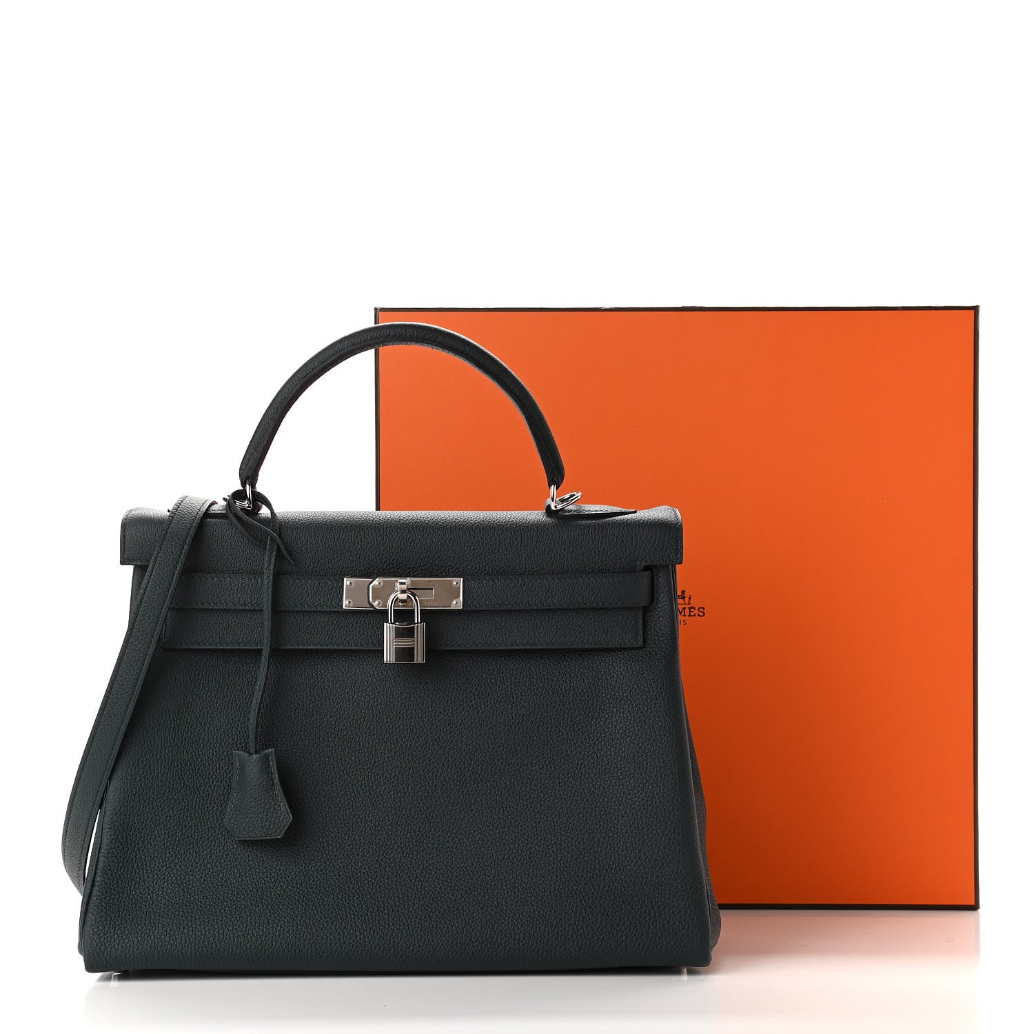 Hermes Togo Kelly Retourne 32 Vert Cypress 11 of 11