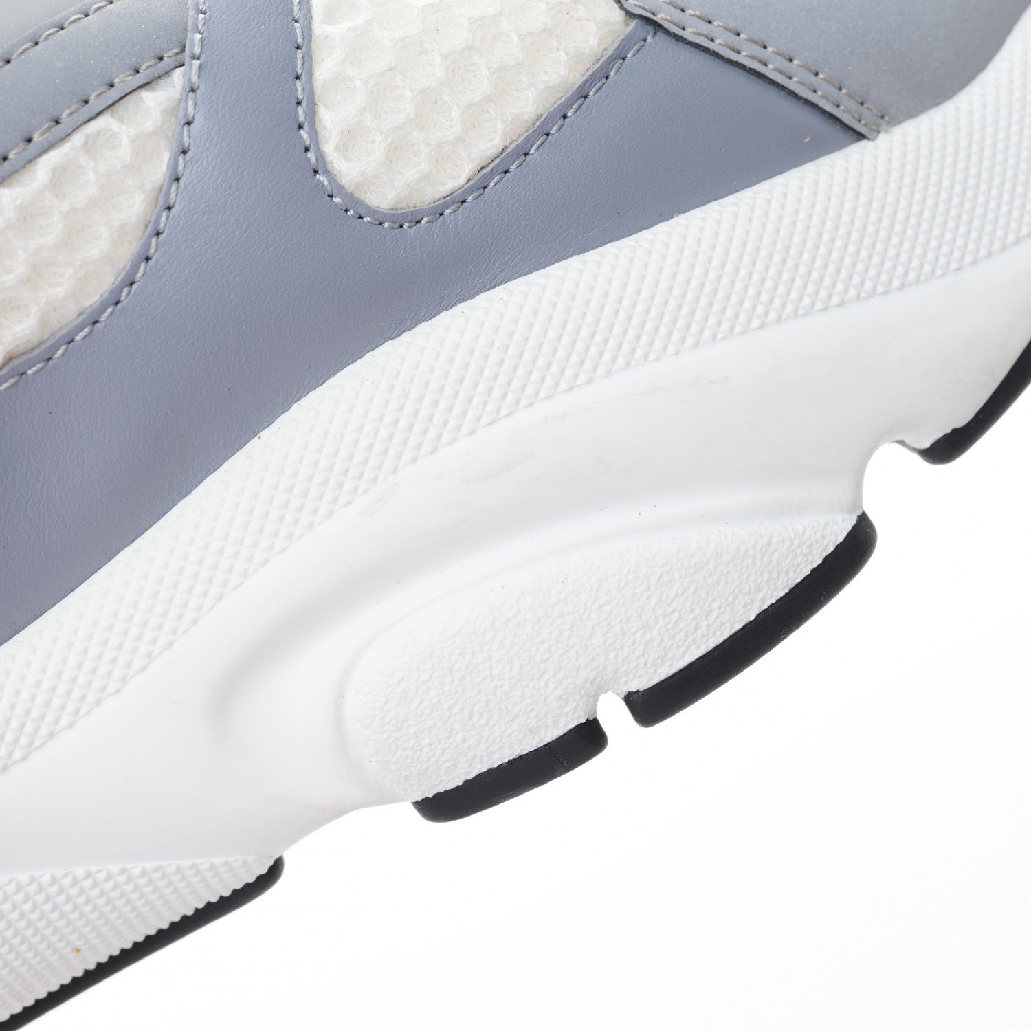 Christian Dior Technical Mesh Calfskin Mens B22 Sneakers 42 White Blue Grey 15 of 15