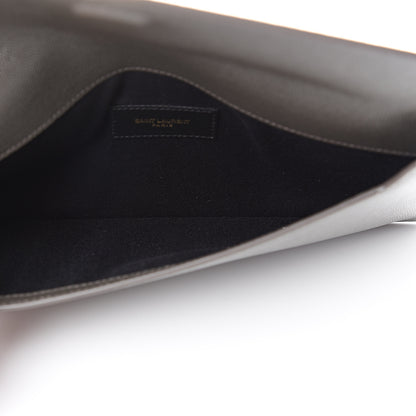 Saint Laurent Grain De Poudre Uptown Pouch Pebble 4 of 7