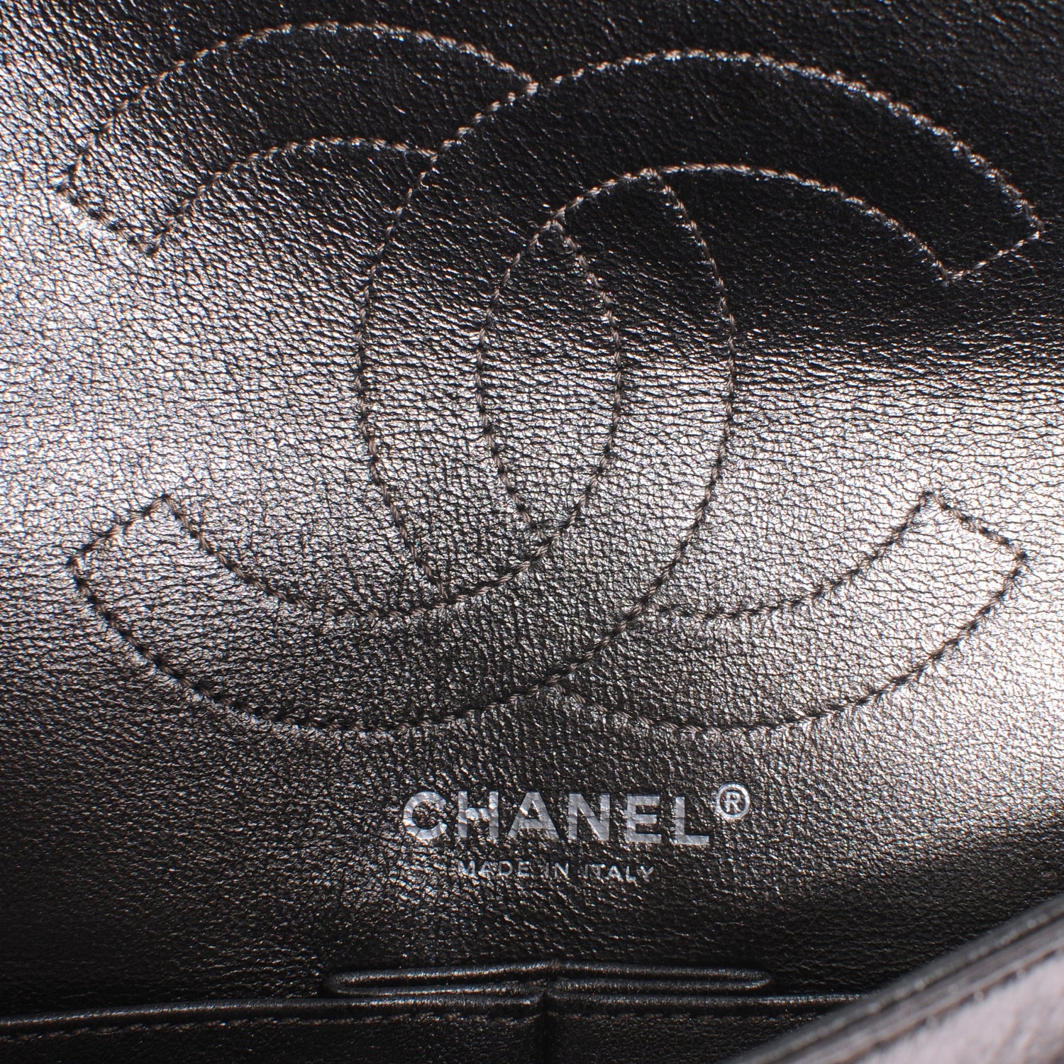 Chanel Aged Calfskin 2.55 Reissue 225 Flap Dark Silver 6 of 7