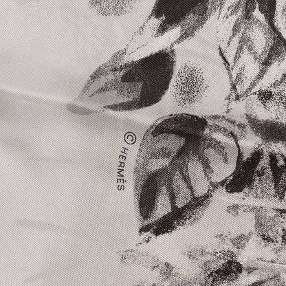 Hermes Silk Panthera Pardus Scarf 140 Black White Anthracite 5 of 6