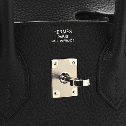 Hermes Togo Birkin 25 Black 6 of 13