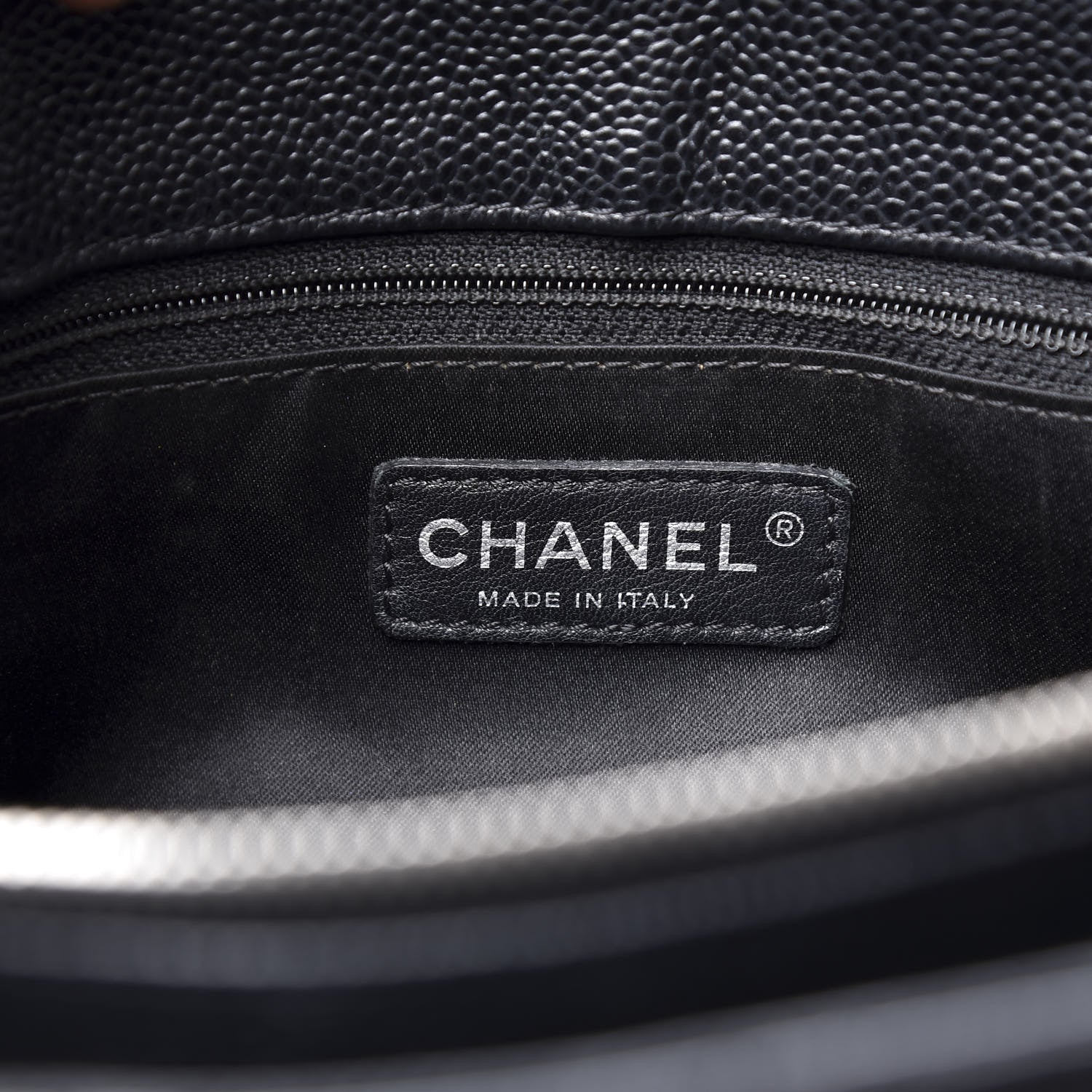 Chanel Caviar Quilted Grand Shopping Tote GST Black 7 of 10