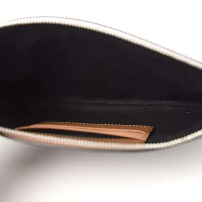 Burberry Mega Check Peyton Crossbody Clutch Bag Saddle Brown 5 of 11