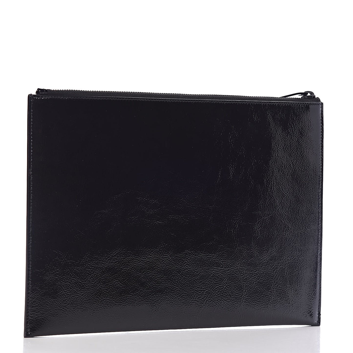 Texturized Patent Monogram iPad Case Black