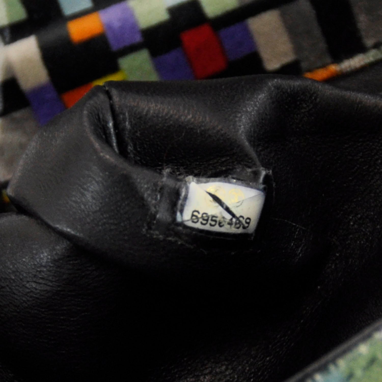 Chanel Patent Velvet Quilted Cubist Flap 8 of 8