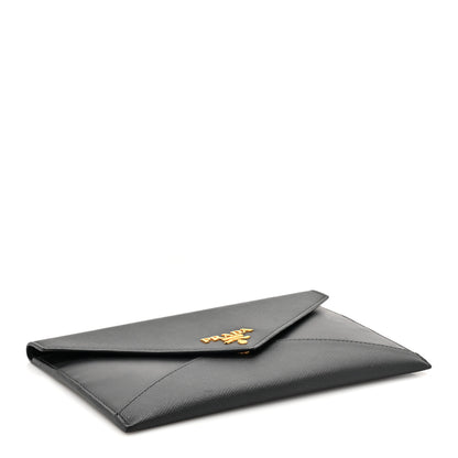 Prada Vitello Move Envelope Wallet Black 4 of 8