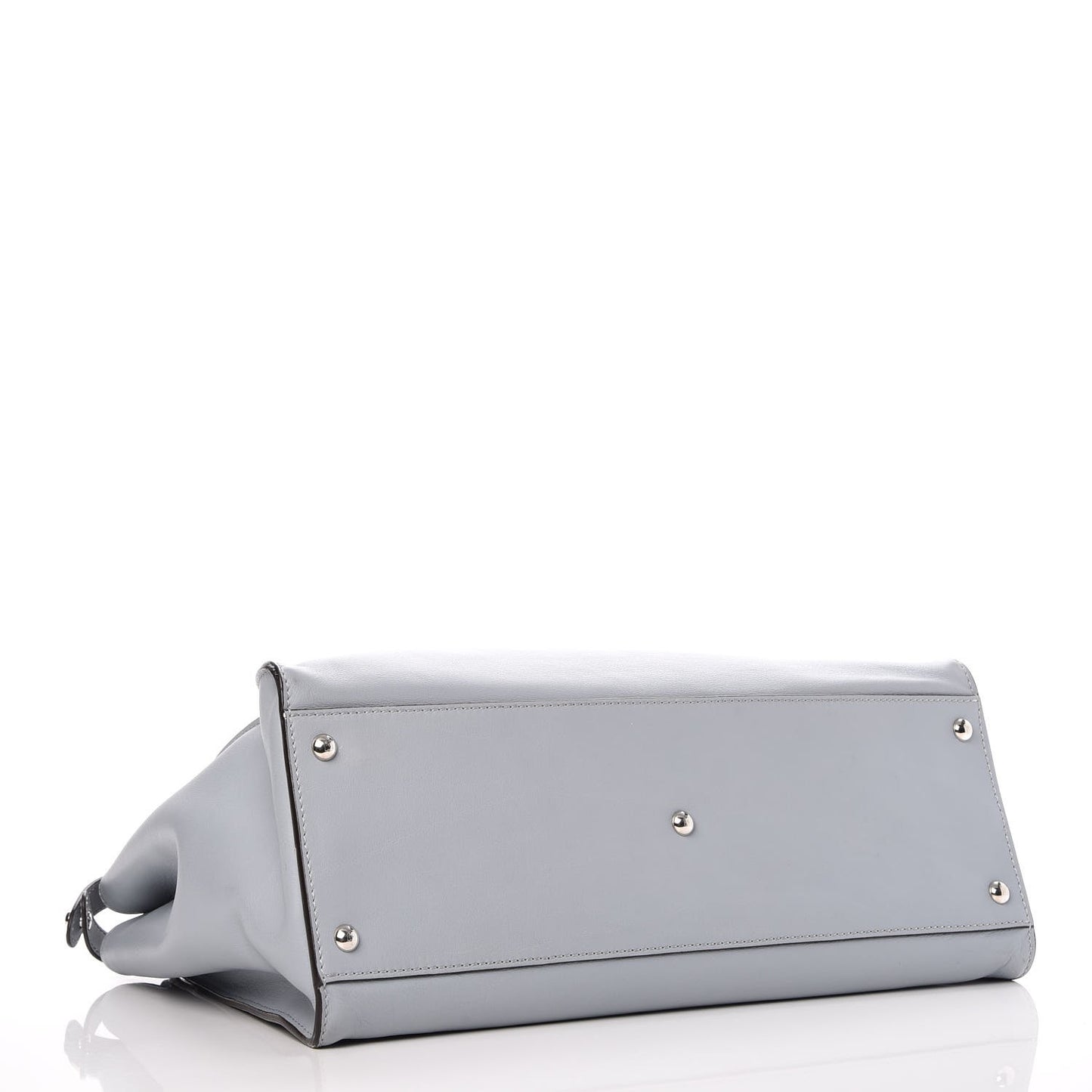 Vitello Dolce Large Peekaboo Iconic Satchel Polvere Graphite