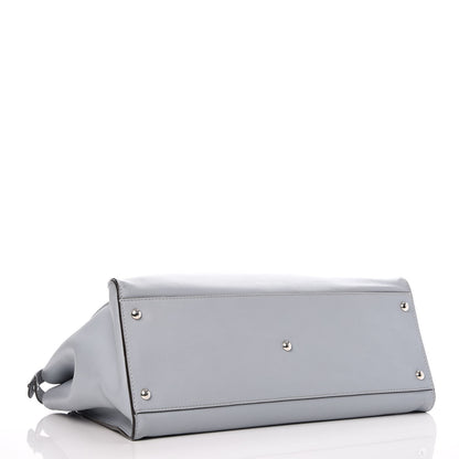 Fendi Vitello Dolce Large Peekaboo Iconic Satchel Polvere Graphite 5 of 14