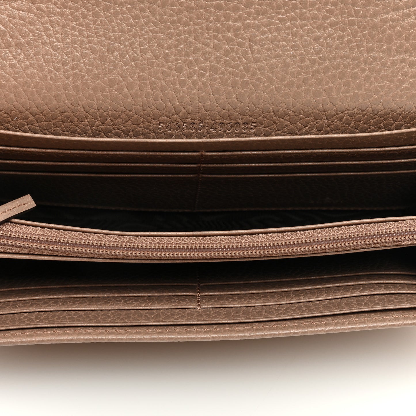 Dollar Calfskin Petite GG Marmont Wallet Chain Bag Porcelain Rose