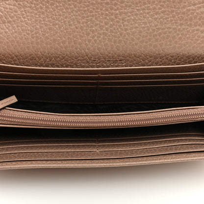Gucci Dollar Calfskin Petite GG Marmont Wallet Chain Bag Porcelain Rose 5 of 9